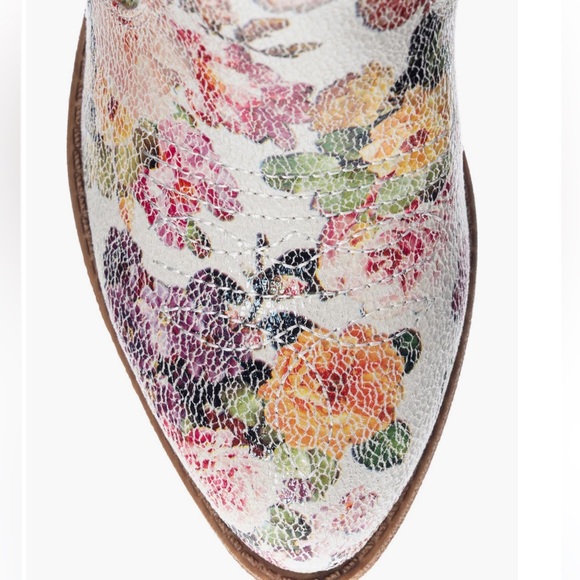 Floral Ankle Boots - 7.5 - Picture 7 of 13
